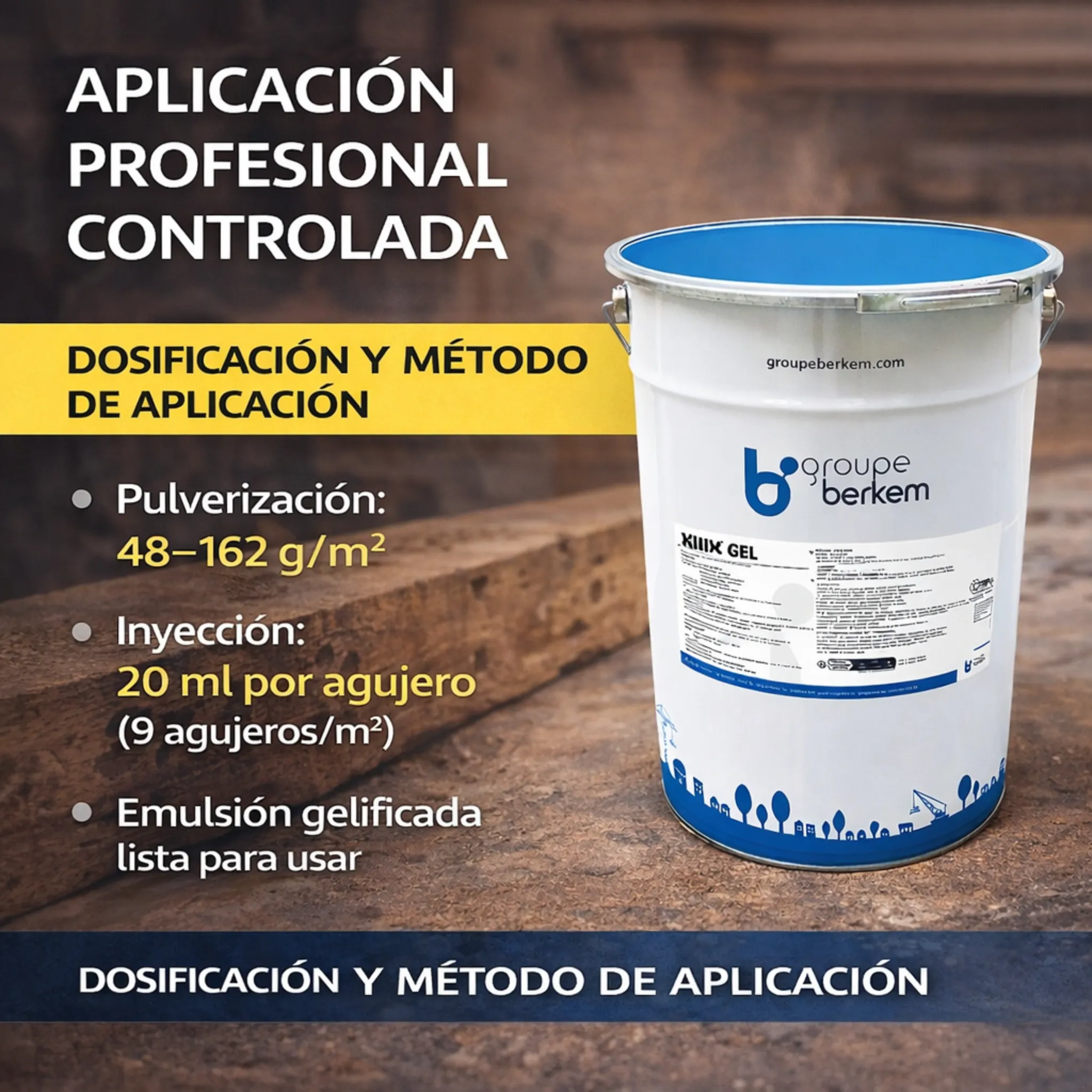 Protector madera contra carcoma y termitas - Xilix Gel 20 litros - Image 5
